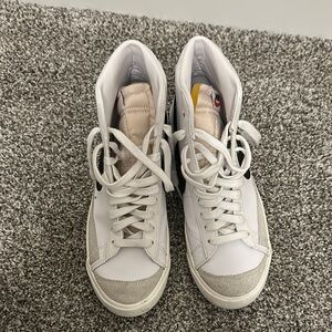 Nike White High-Top Sneakers